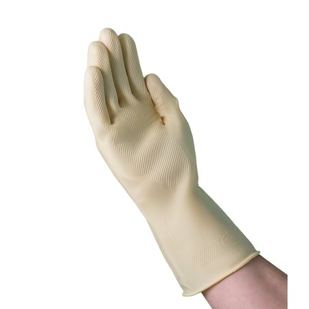Vguard Latex Canners Natural Chemical Resistant Gloves unlined, 13" Rolled Cuff, PK 288 C23A48